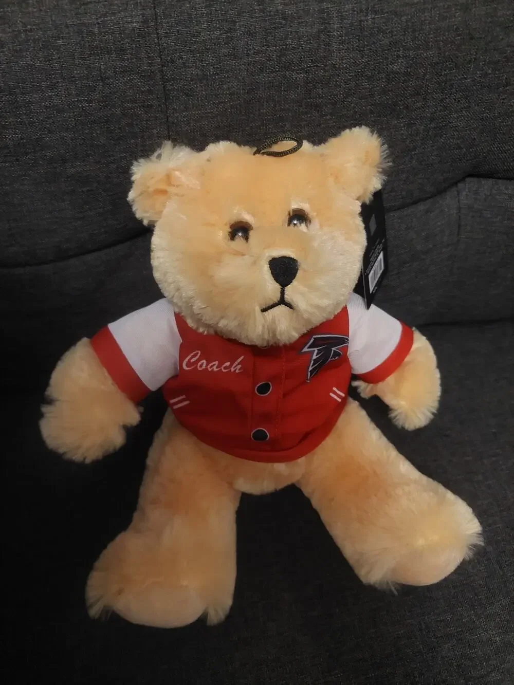 NFL Atlanta Falcons Teddy Bear Plush Toy New w/ Tags Red Jacket Coach Falcon